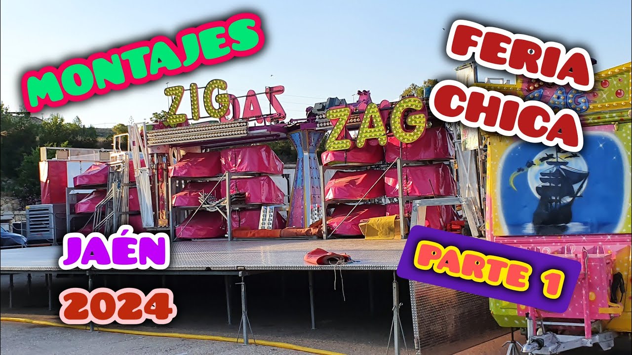 Montajes de la Feria Chica de Jaén 2024 - Parte 1.