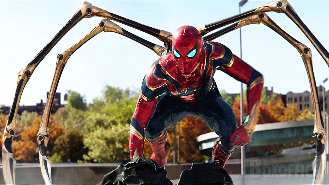 Spider-Man VS Doc Ock | Spider-Man: No Way Home | CLIP 🔥 4K