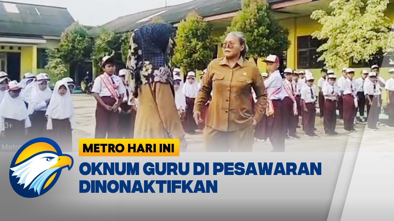 Seorang Guru Ancam Mencekik Siswa SD saat Upacara - [Metro Hari Ini]