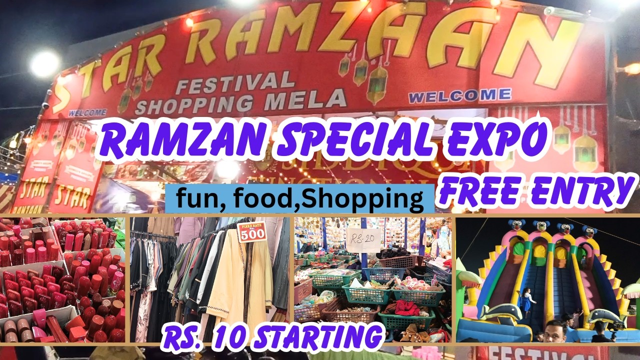 ₹10 Starting Price 😱 Star Ramzan Family Shopping Expo | Hyderabad Ramzan Bazaar#trending #hyderabad