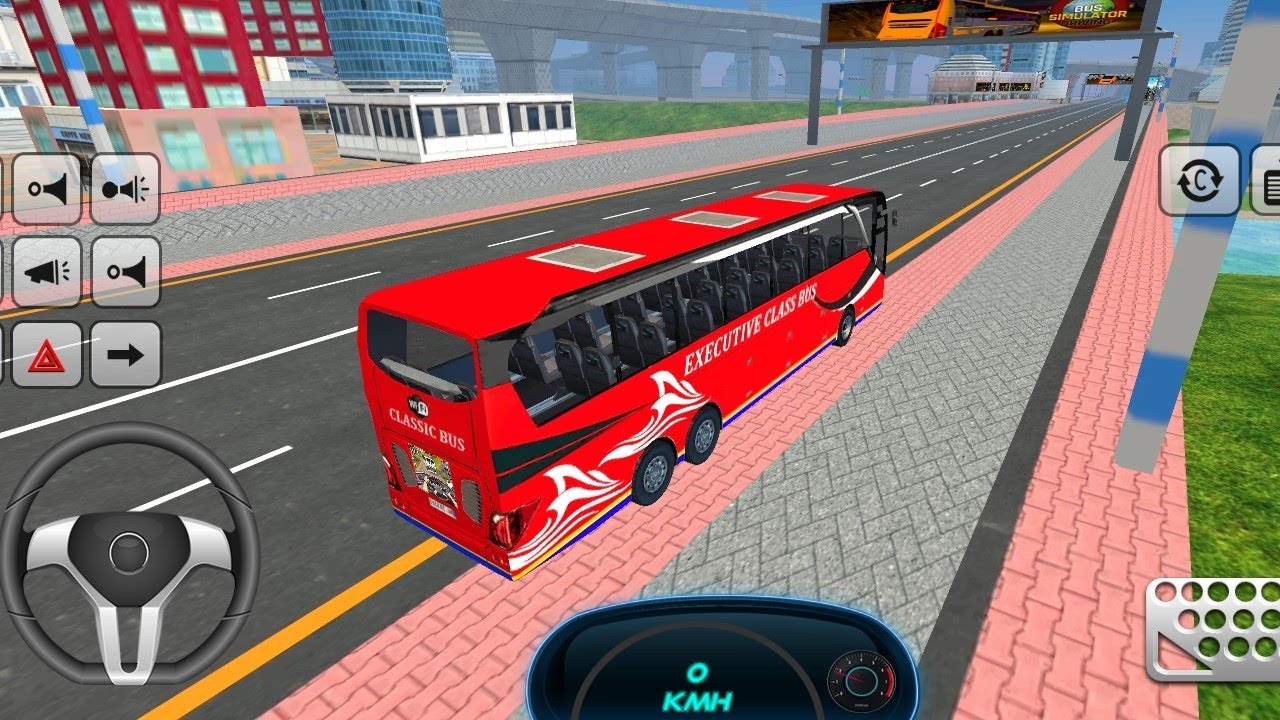 Real Bus Simulator Game 🎯 Level - 7 #fourgamert #busgames 