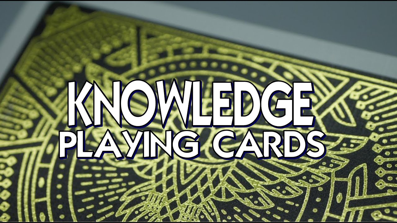 Deck Review - Knowledge Playing Cards by Legends PCC