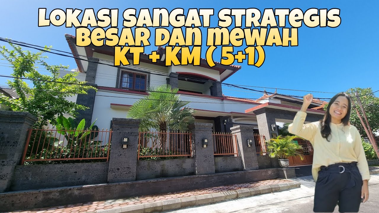 DIJUAL RUMAH BESAR & MEWAH DI KAWASAN ELIT RENON- DENPASAR BALI #baliproperty
