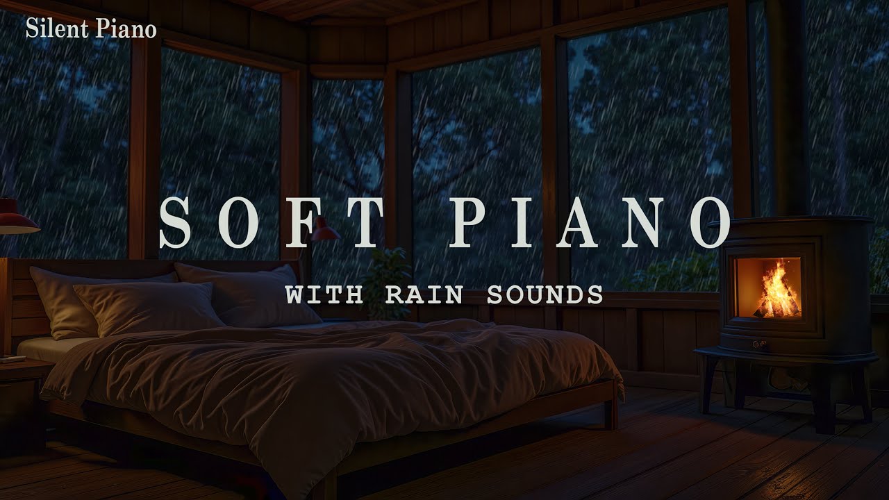 Soothing Piano with Soft Rain 🌧️ Healing Music to Calm the Mind, Relax the Body, and Rest