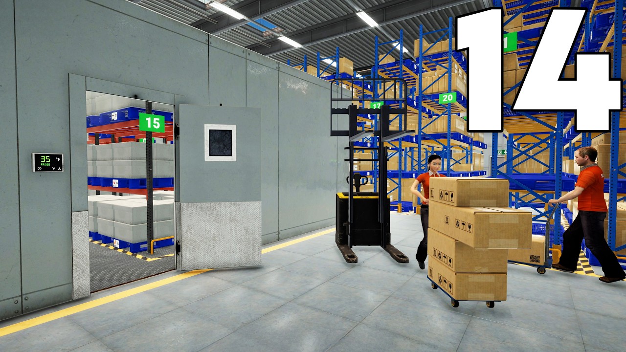 Megastore Simulator - Часть 14 - ОБНОВЛЕНИЕ ХОЛОДИЛЬНОГО СКЛАДСКОГО ХРАНЕНИЯ (и реорганизация скл...