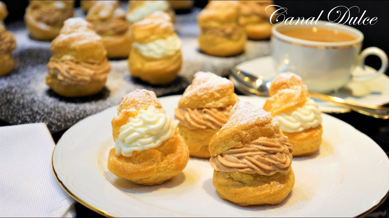 PROFITEROLES AUTÉNTITOS PASO A PASO O PASTA CHOUX