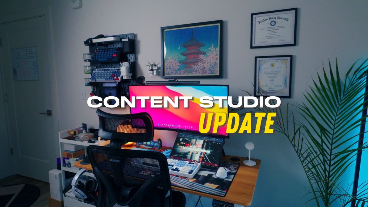 my cozy content studio has new updates
