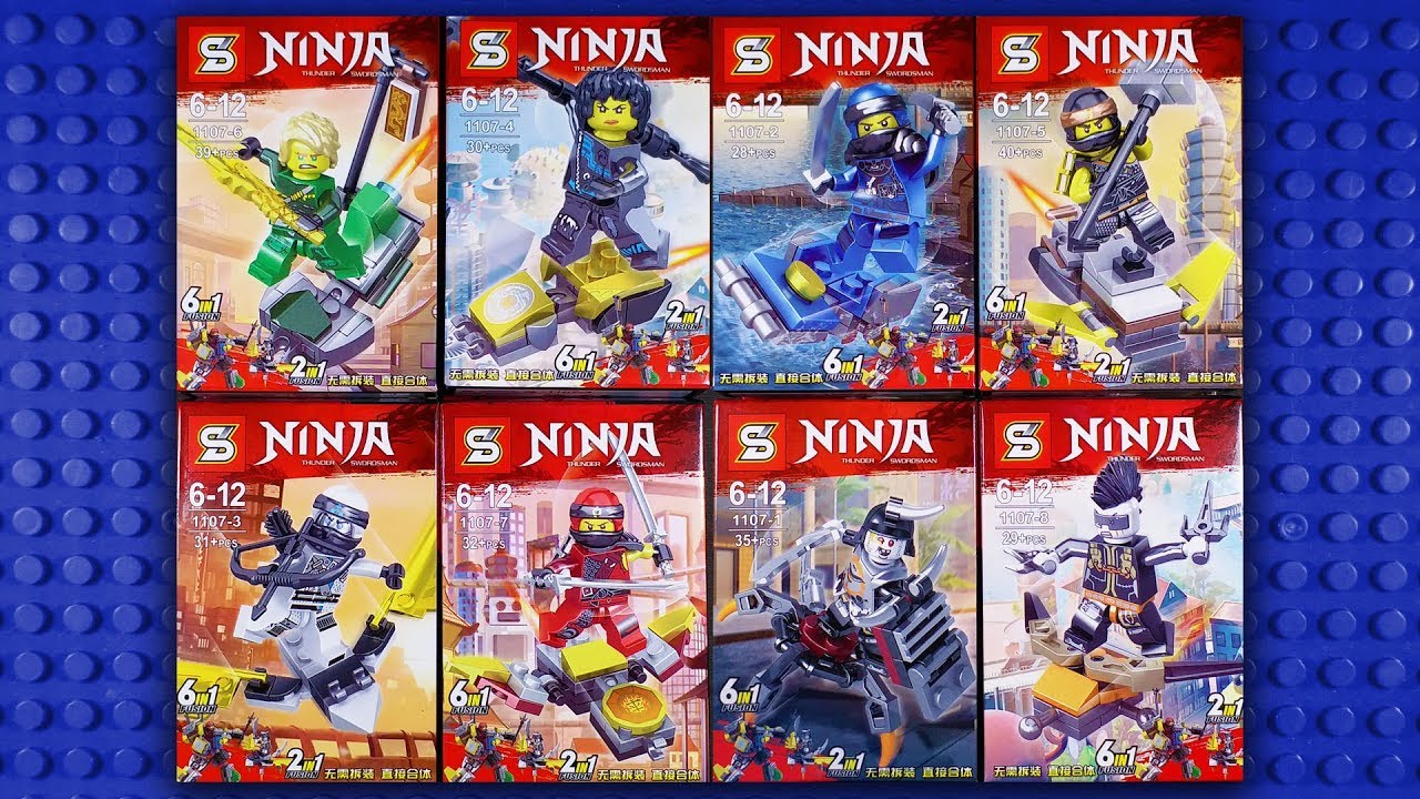 LEGO Ninjago Season 9: Hunted Minifigures (knock-off) Sheng Yuan SY 1107