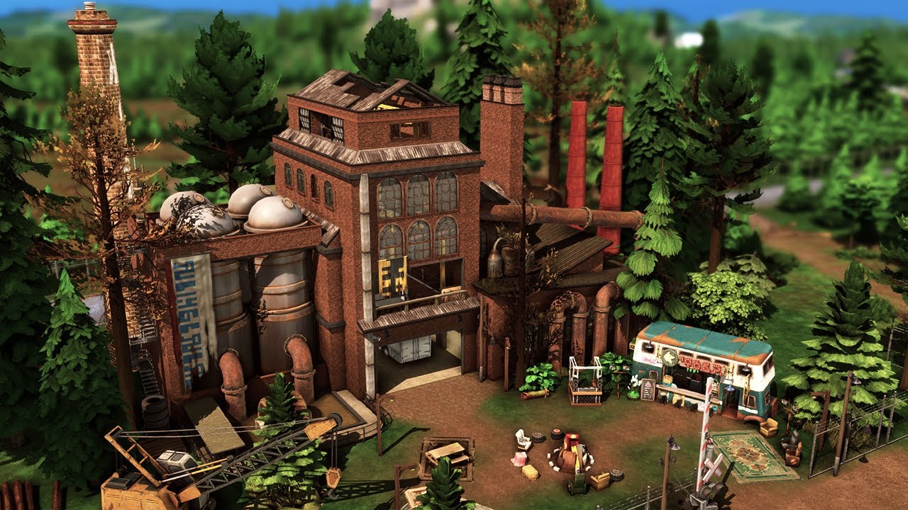 PONTO DE ENCONTRO DE LOBISOMENS (SEM CP) - The Sims 4 LobiSims Speed Build
