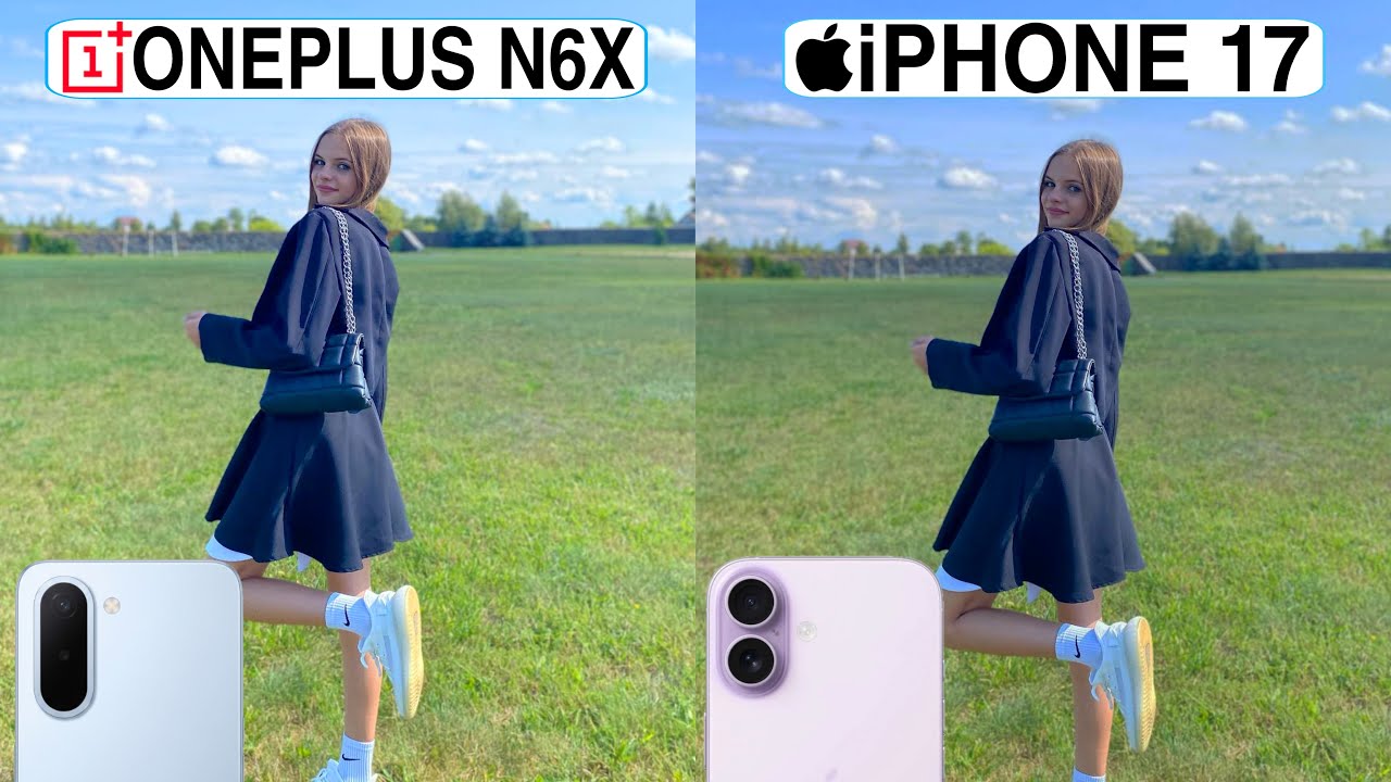 Сравнение камер OnePlus N6X 5G и iPhone 17