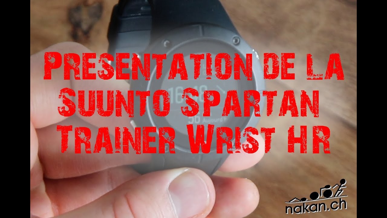 Présentation de la montre Suunto Spartan Trainer Wrist HR