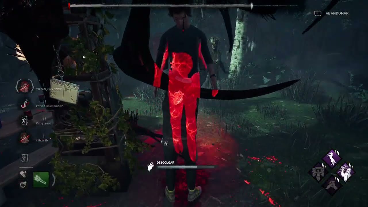 DBD haciendo enojar al killer #2