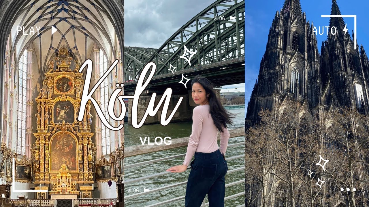 Köln Vlog! 🏛️✨ (Cologne Cathedral, Maria Himmelfahrt, Hohenzollern Bridge)