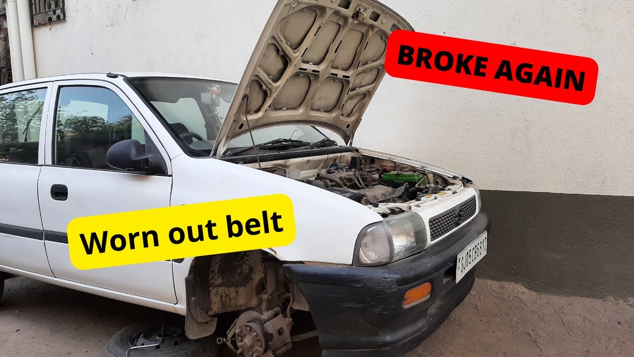 How To Change Serpentine Belt | Worn Out Belt Broke | Maruti Suzuki Zen