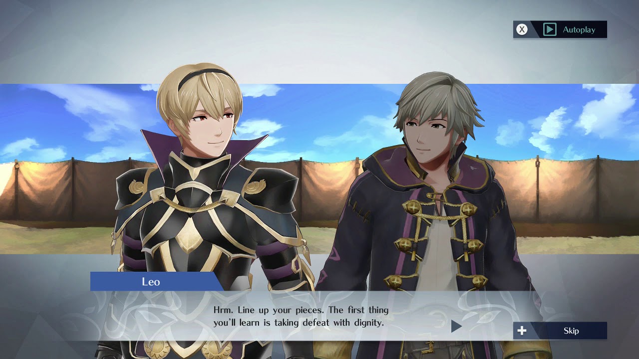 Fire Emblem Warriors - Leo and Robin Support Conversation