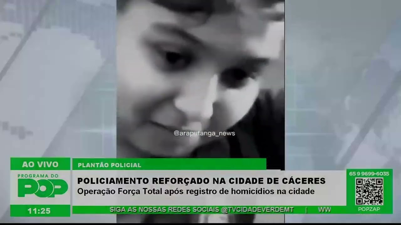 PLANTÃO POLICIAL | POLICIAMENTO REFORÇADO NA CIDADE DE CÁCERES