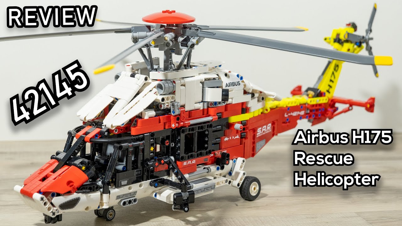 LEGO 42145 Review | LEGO Airbus H175 Rescue Helicopter | Review 42145 LEGO Technic 2022 | Airplanes