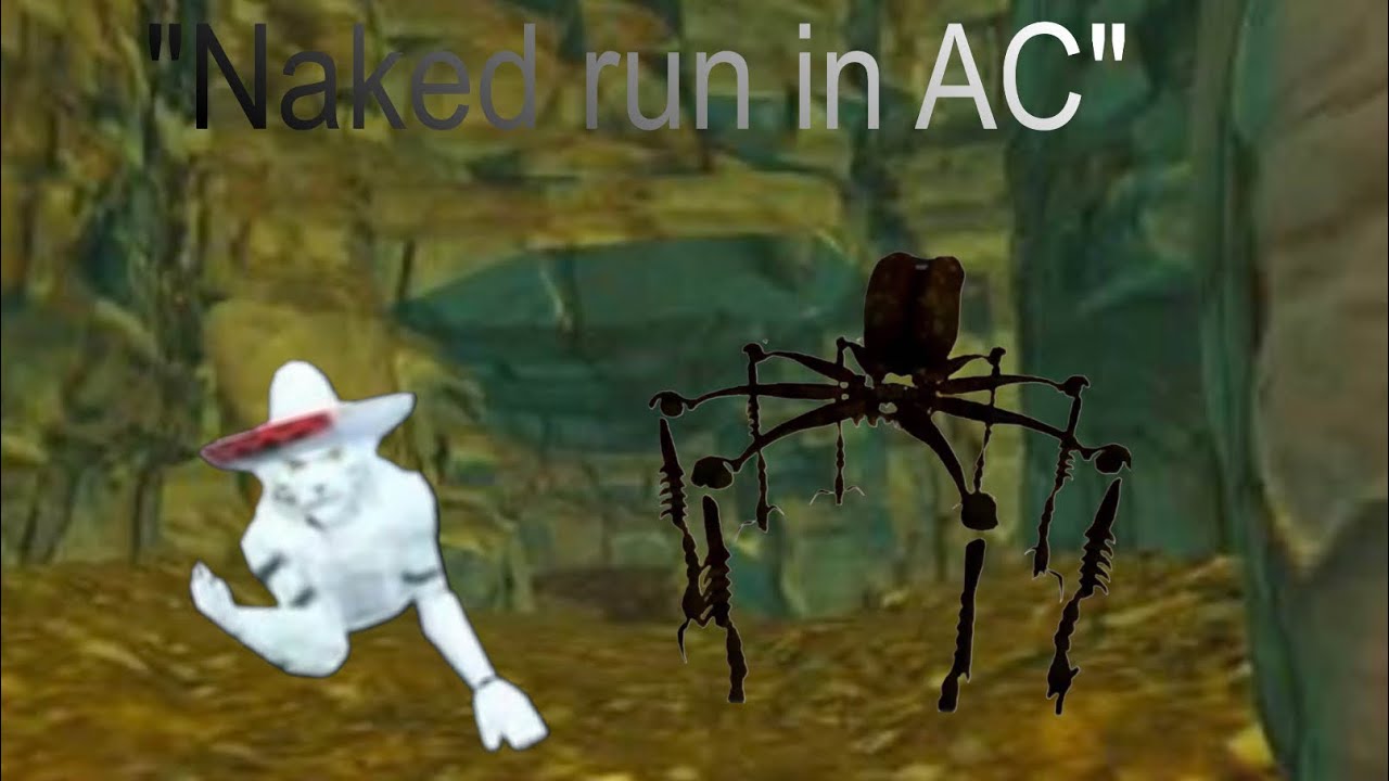 Doing a naked run in animal company @AxisVr-try 