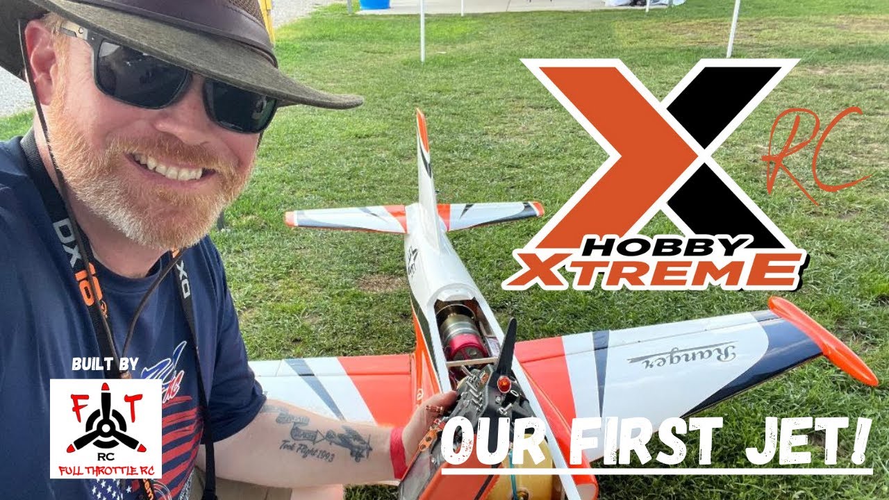 Boomerang Ranger, our first RC turbine jet! Kingtech 102 turbine with MKS/Hitec Servos and Jeti RX.