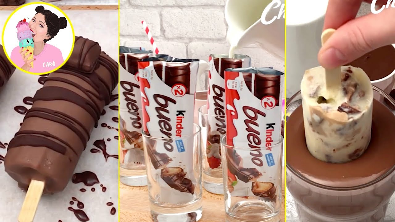 DESMINTIENDO RECETAS VIRALES de INSTAGRAM: HELADO de KINDER BUENO! CARO TRIPPAR