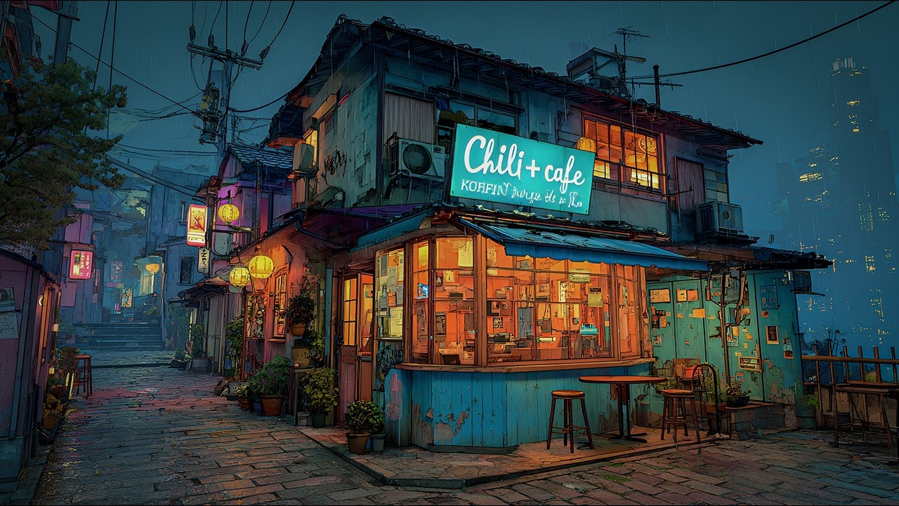 Midnight 90s Rainy Streets 🌙 Nostalgic Lofi for Study, Sleep and Relax
