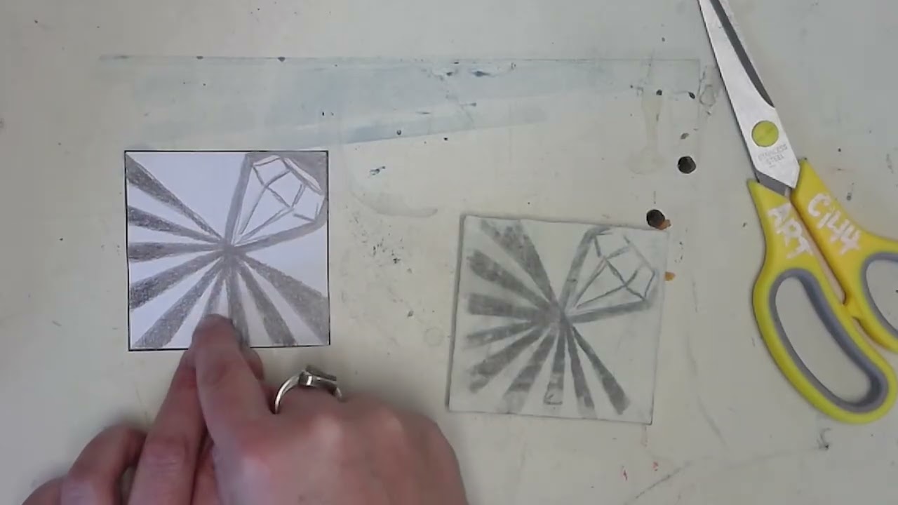 Linocut Printmaking - Radial Design - Part 1