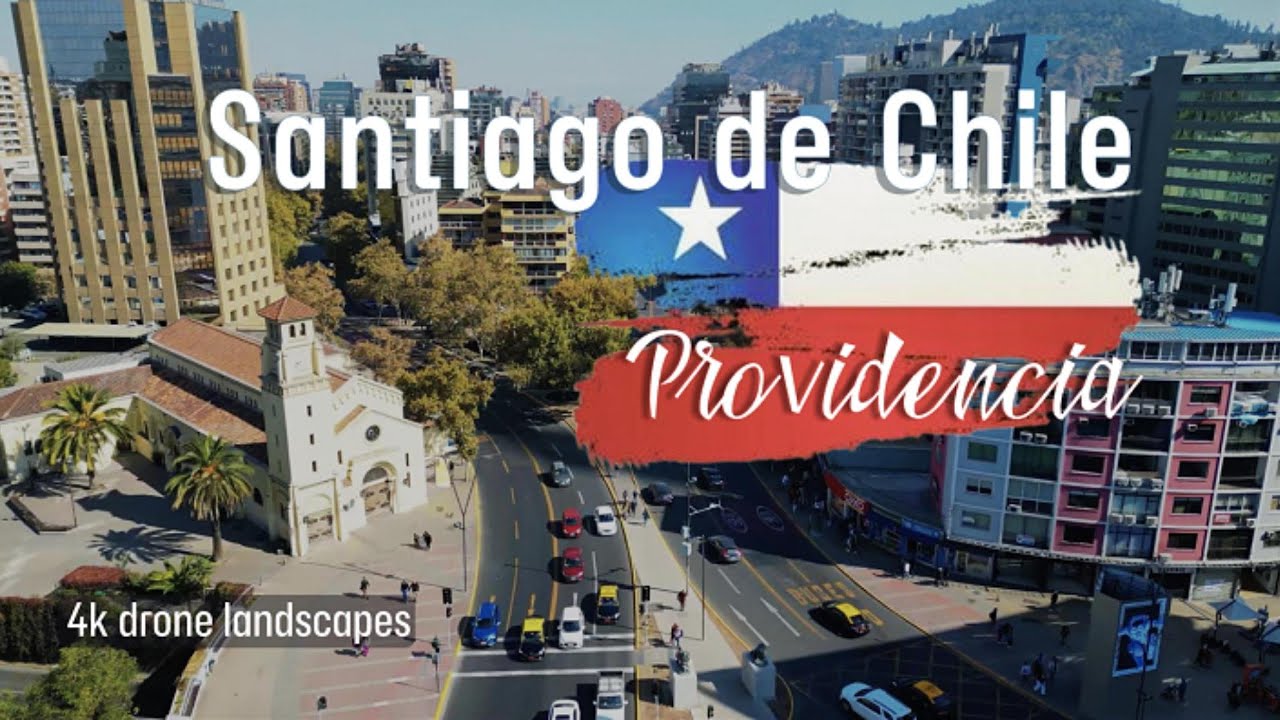 Santiago de Chile: Providencia desde un dron (4K cinematic footage, 2024)