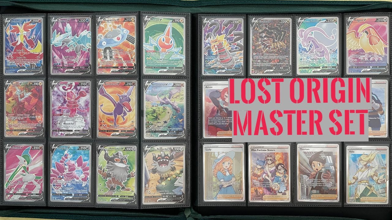 Pokemon Lost Origin Complete Master Set - 396 Cards + 3 Exclusives- Giratina VSTAR & Hisuian Zoroark