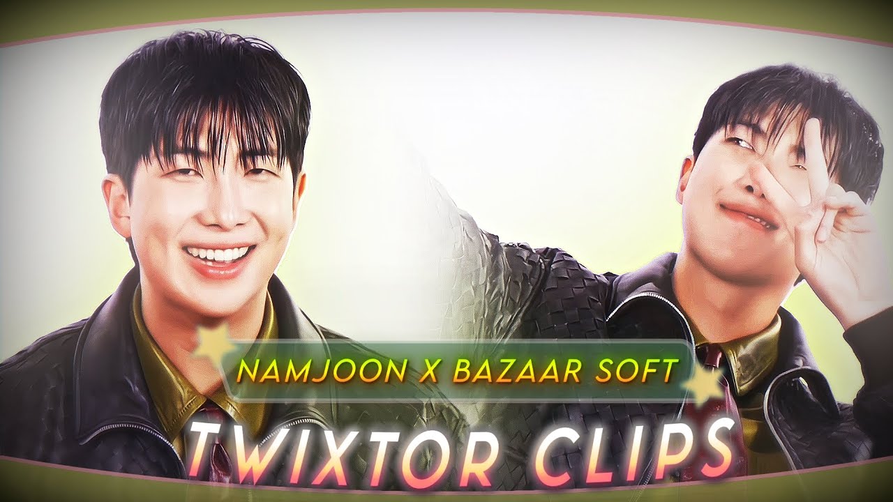 Namjoon 4k soft Twixtor clips for edits