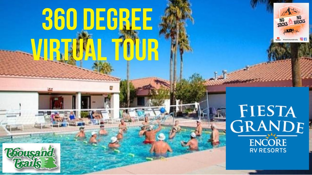RV Park 360&deg; Virtual Tour - Fiesta Grande Encore Park, AZ - Fulltime RV Living
