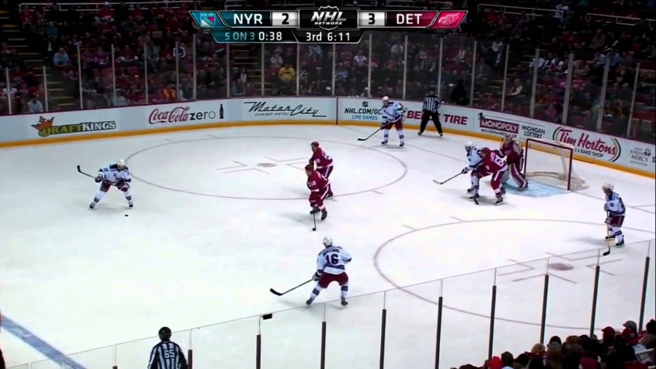 Hockey IQ: DeKeyser Playing inside the dots and creating site line for Howard
