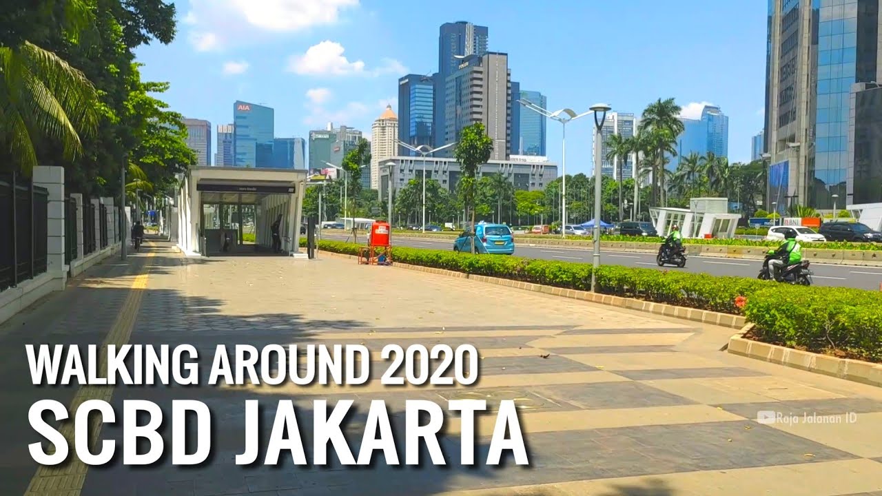Walking Around SCBD Jakarta 2020, Jalur Pedestrian yang moderen  Memanjakan Pejalan Kaki