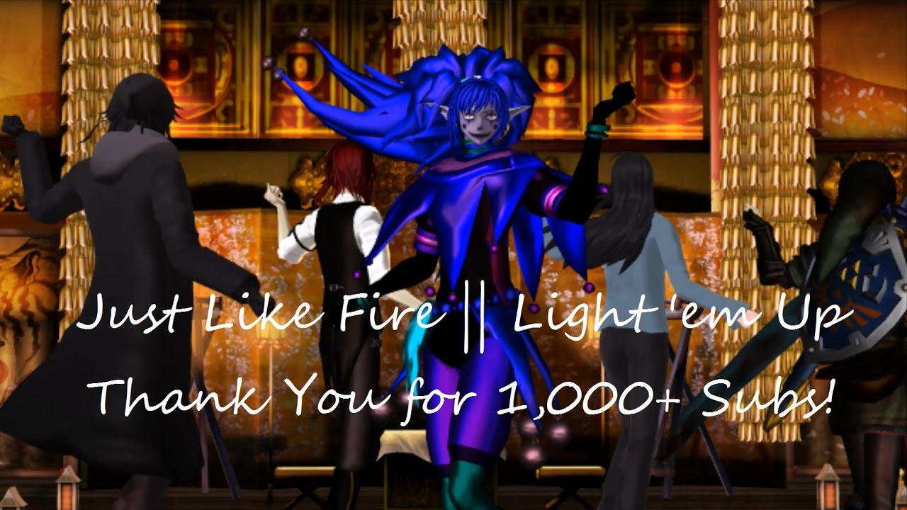 MMD Creepypasta Just Like Fire/Light Em Up (1000 SUBS SPECIAL)