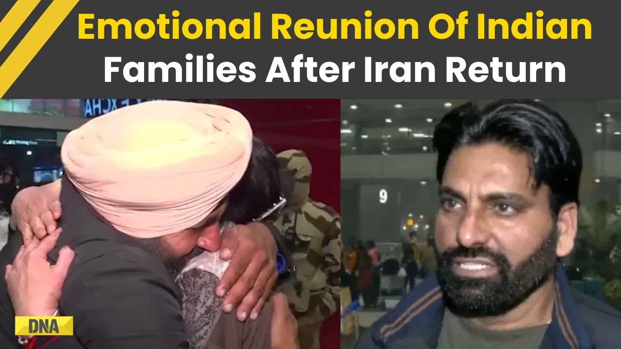 Iran News: Emotional Reunion Of Indian Families After Safe Iran Return Amid Protests | IGI Airport