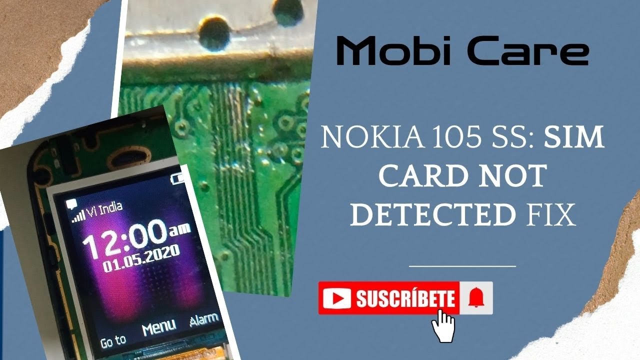 Nokia 105 TA-1304 insert sim card solution 