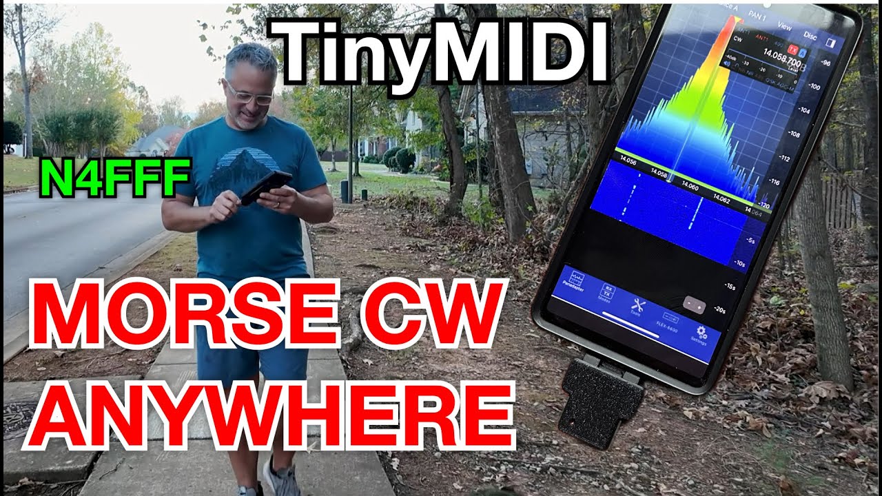 N6ARA TinyMIDI Review |  Portable CW remote ham radio and practice from ANYWHERE!