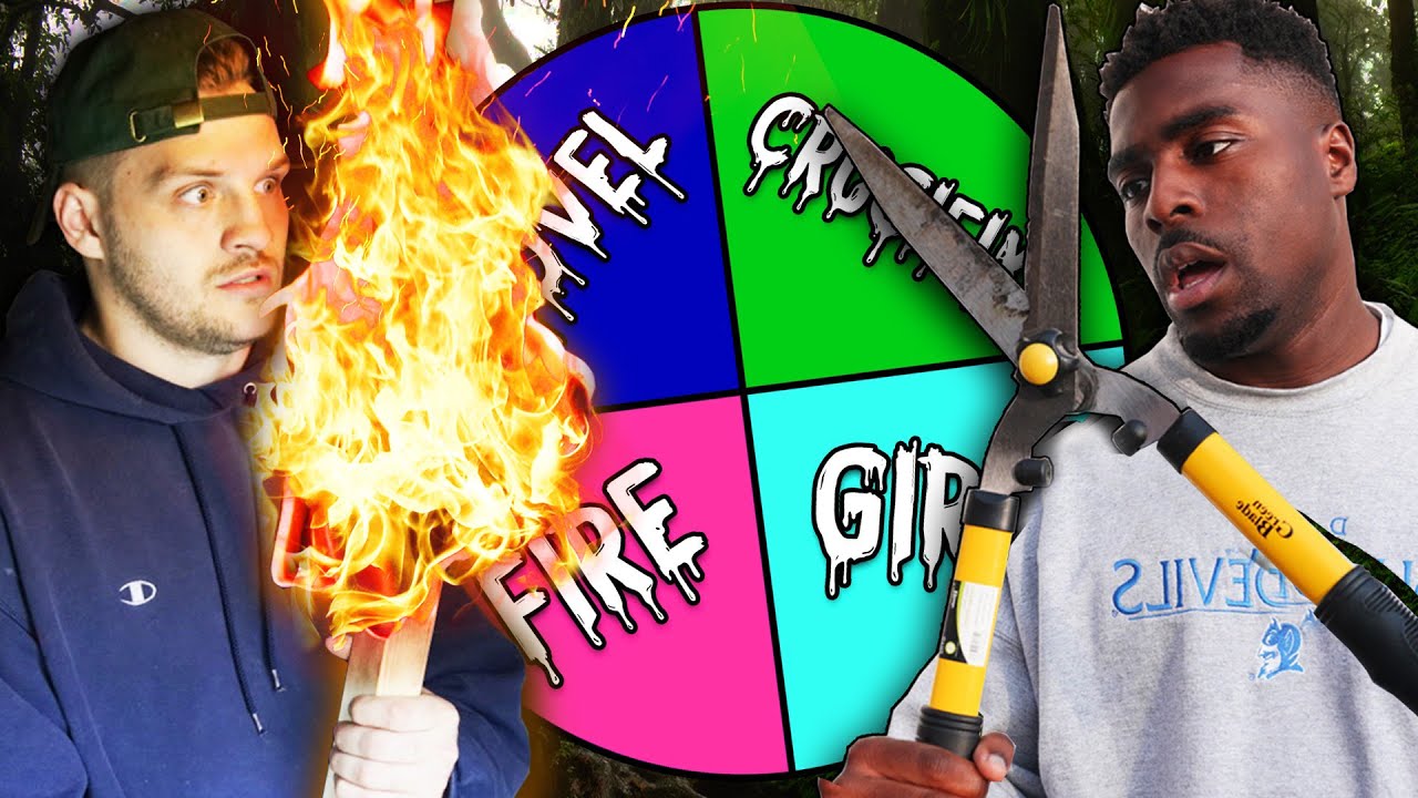 Mystery Wheel Decides Our Haunted Forest Survival Tool!