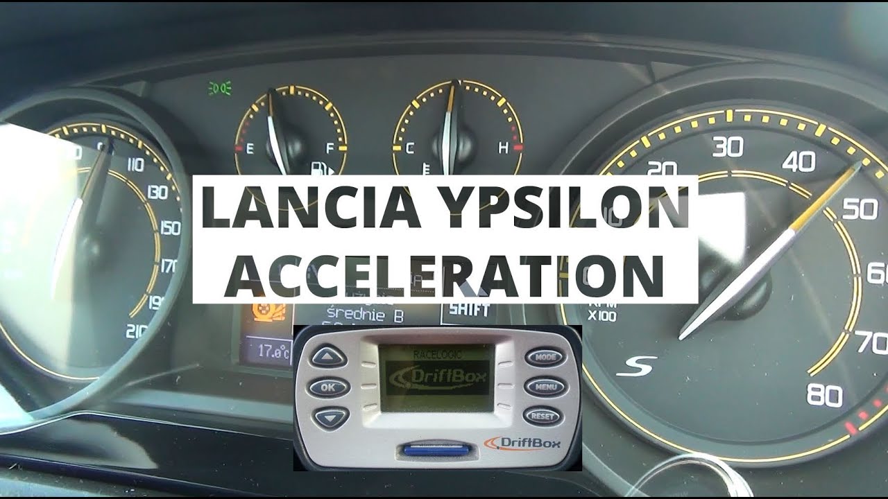 Lancia Ypsilon 1.2 69 hp - acceleration 0-100 km/h