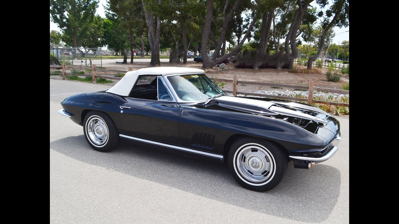 SOLD 1967 Black Corvette Convertible for sale by Corvette Mike