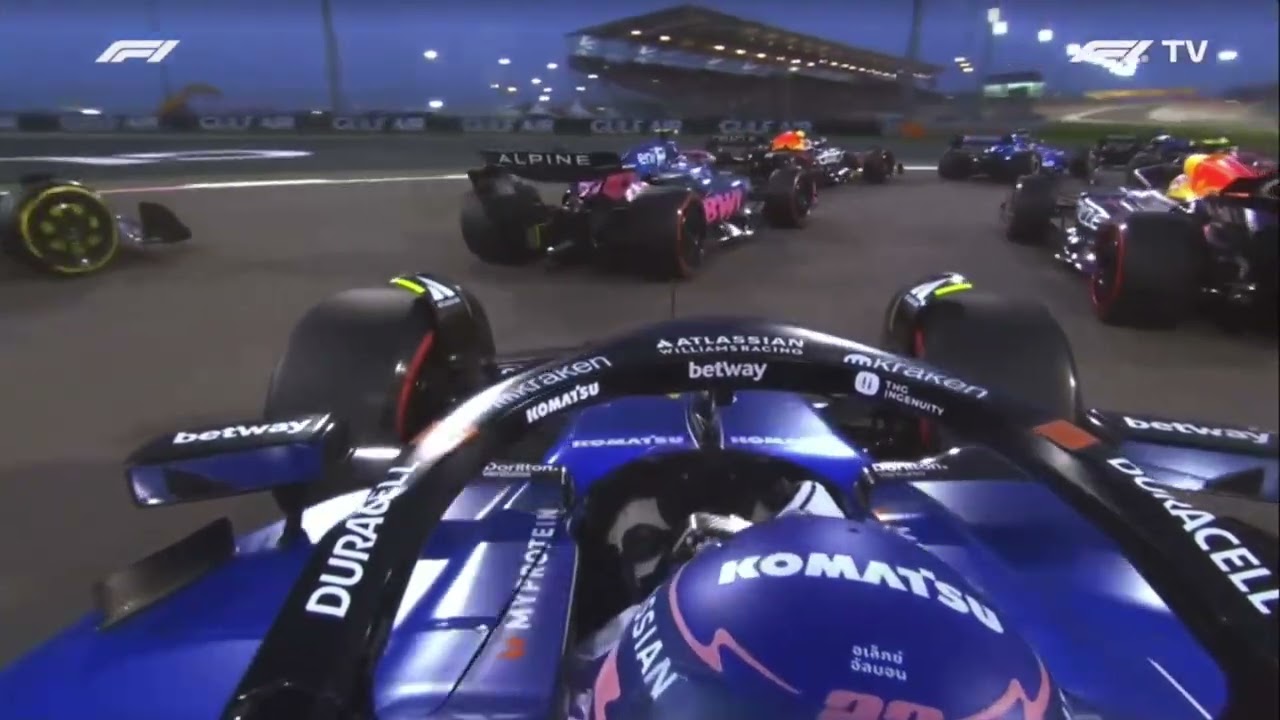Alex Albon | Williams | Onboard Start | F1 2025 Bahrain