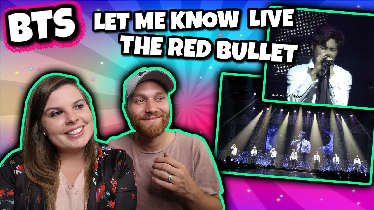BTS THE RED BULLET DVD LET ME KNOW LİVE Reaction | Jimin's High Note!