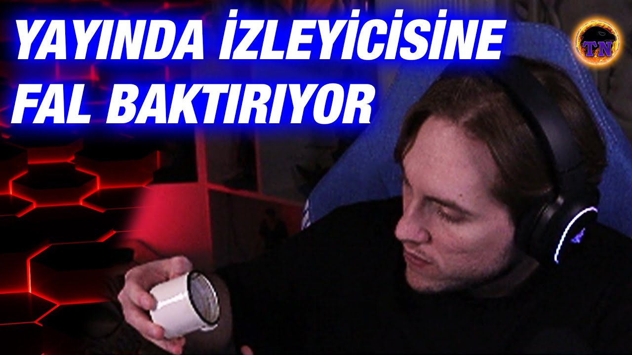RRAENEE YAYINDA İZLEYİCİSİNE KAHVE FALI BAKTIRIYOR