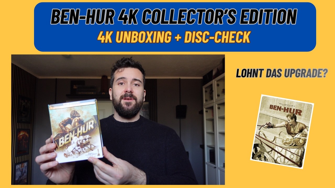 Ben-Hur 4K (Ultimate Collector’s Edition) Unboxing + Bild/Ton-Check