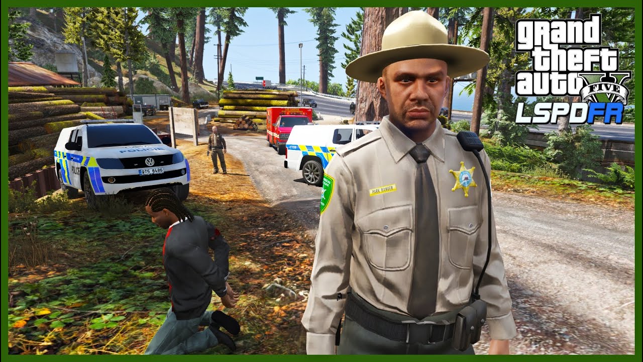 🚨 OSVOBUZUJU RUKOJMÍ JAKO PARK RANGER V GTA 5! 🌲 (GTA 5 Módy LSPDFR)