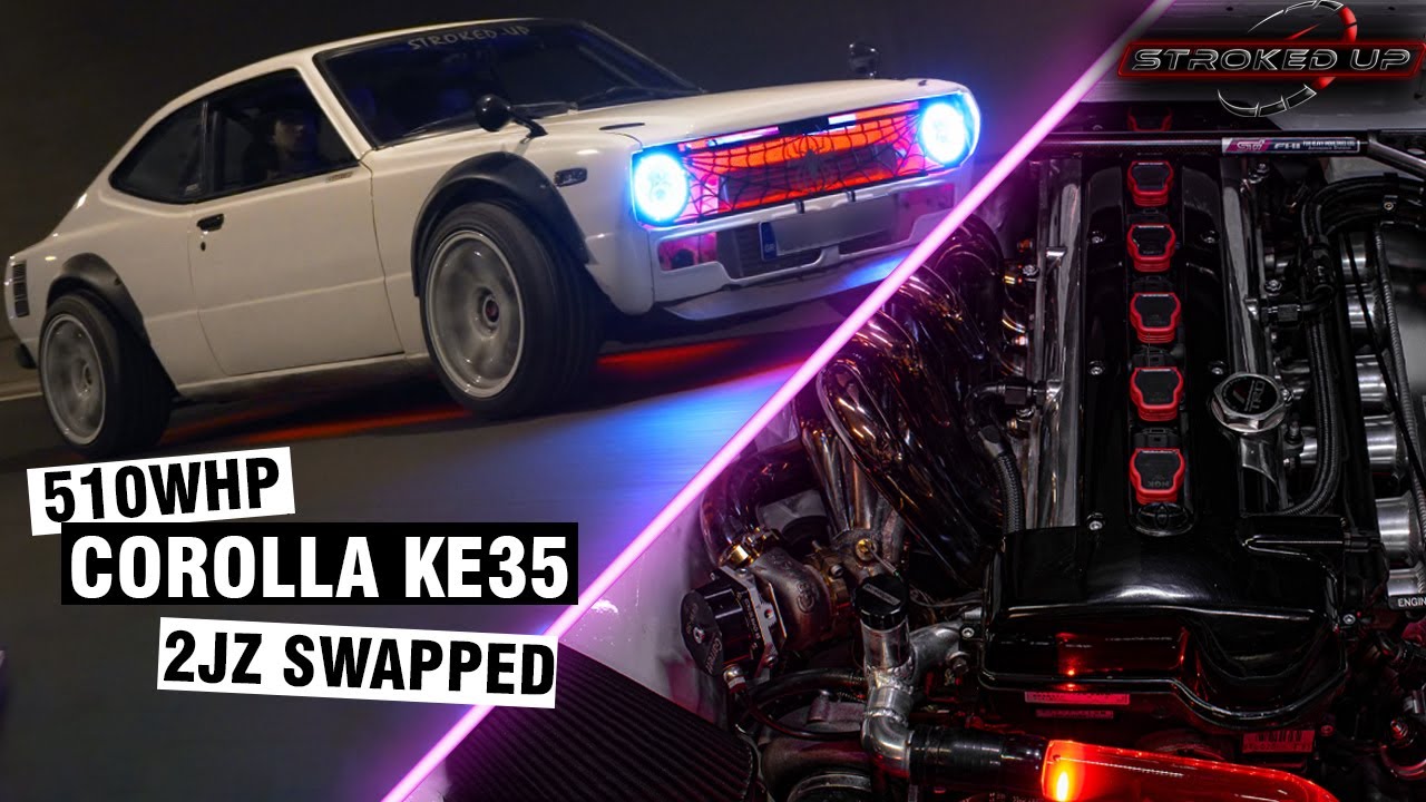 Toyota Corolla KE35 | 2JZ-GTE Swap | 510whp | Stroked-up