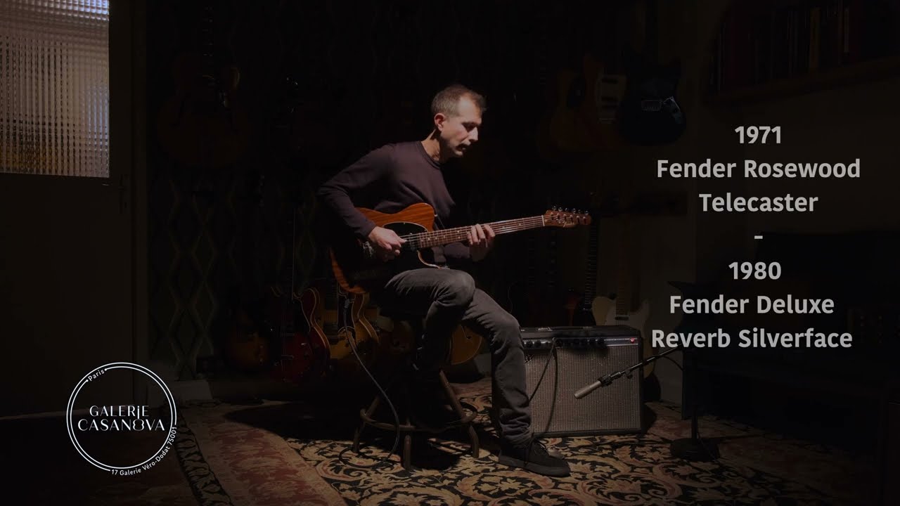 Fender Rosewood Telecaster 1971 / Fender SF Deluxe Reverb 1980 (Thomas Naïm)
