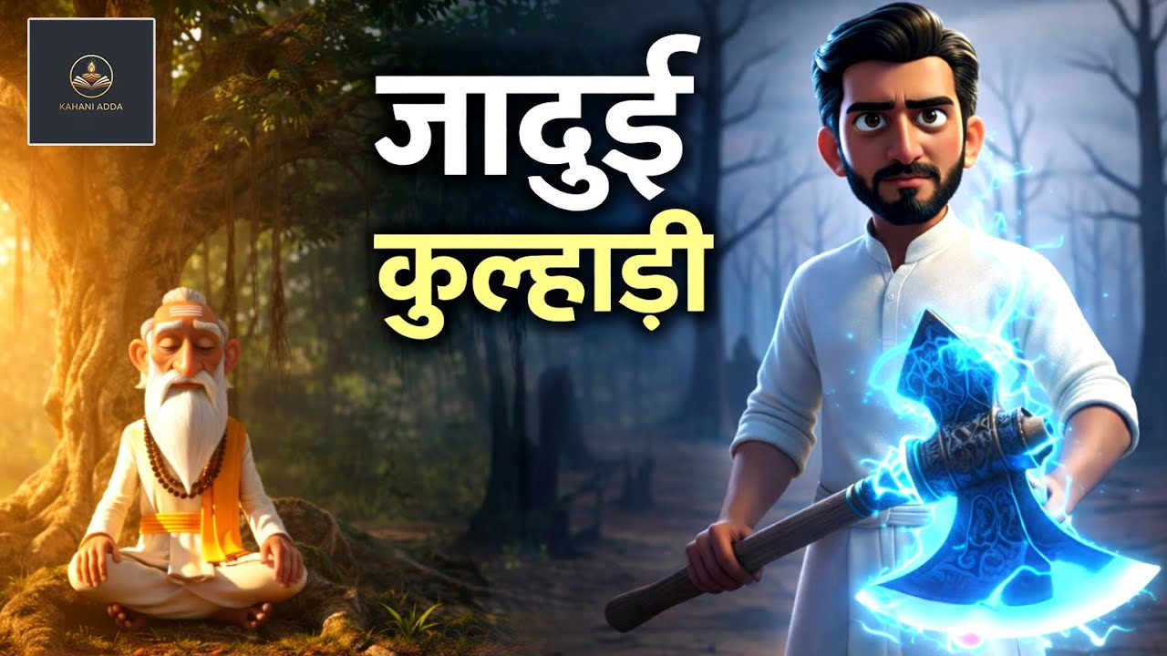 जादुई कुल्हाड़ी | HINDI KAHANIYA | CARTOON STORY | ANIMATED STORY