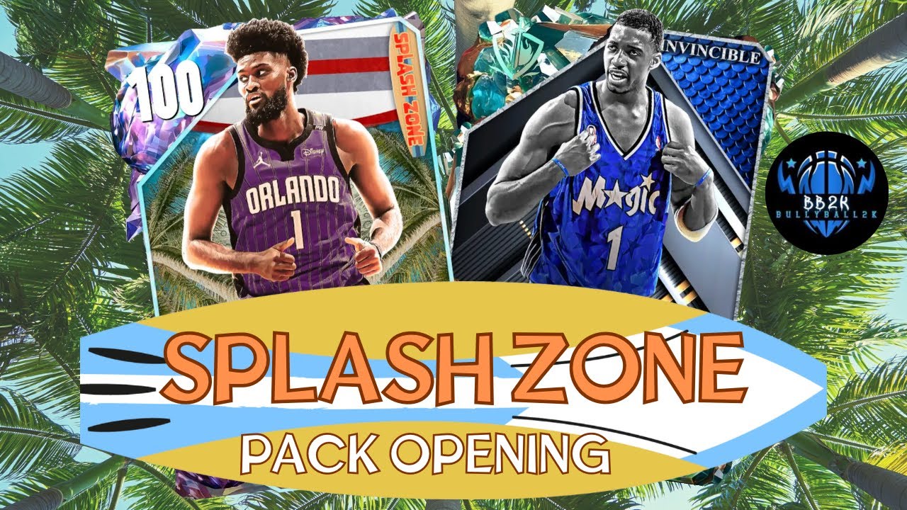 Splash Zone FREE 10 Box Pack Opening NBA 2k25 MyTeam