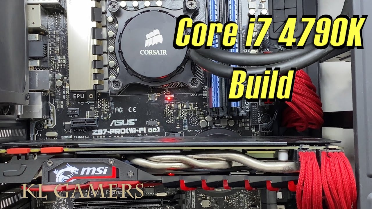 intel Core i7 4790K ASUS Z97-PRO WiFi ac GTX 1080 GAMING X PC NZXT Build