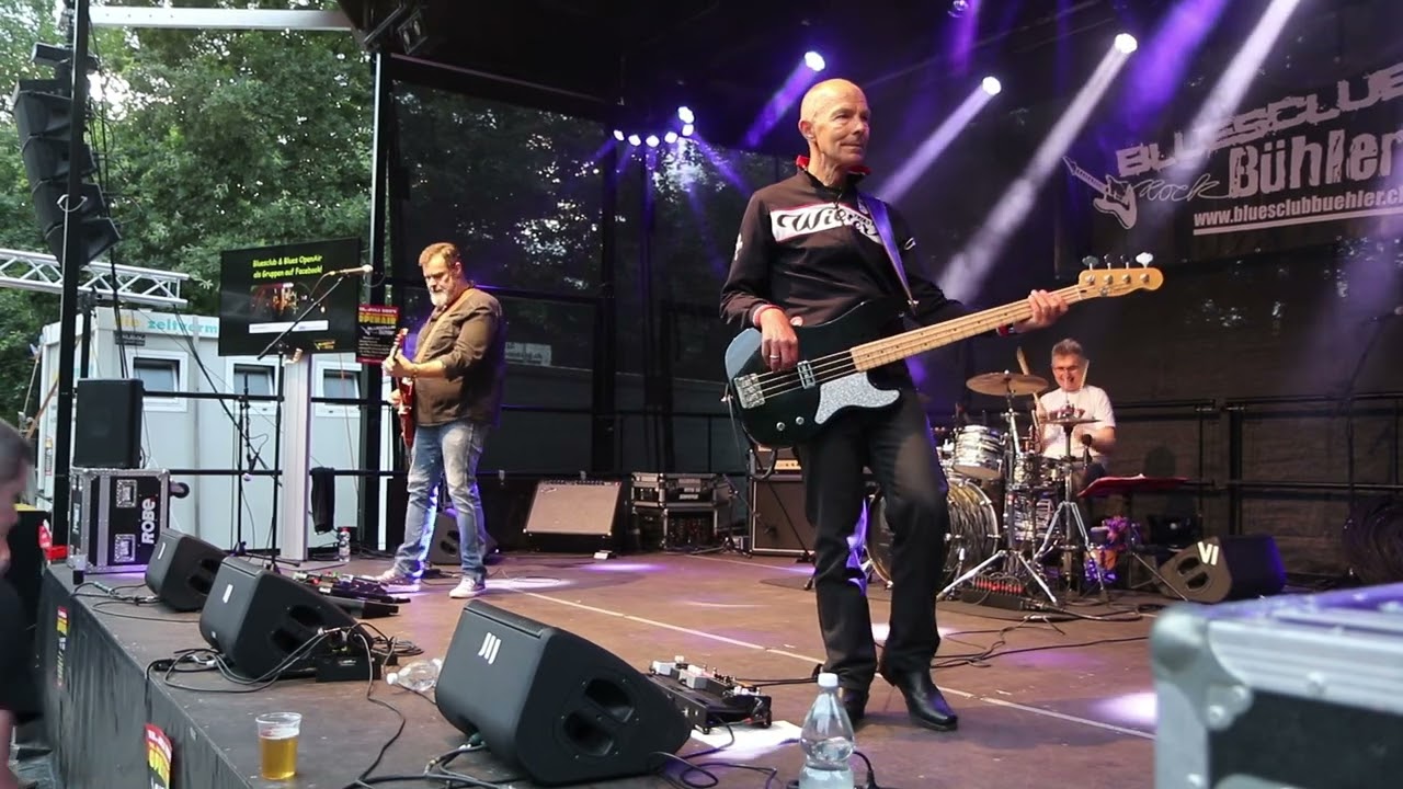 Andreas Diehlmann Band am Blues/Rock-Openair Bühler AR, 13.7.2024